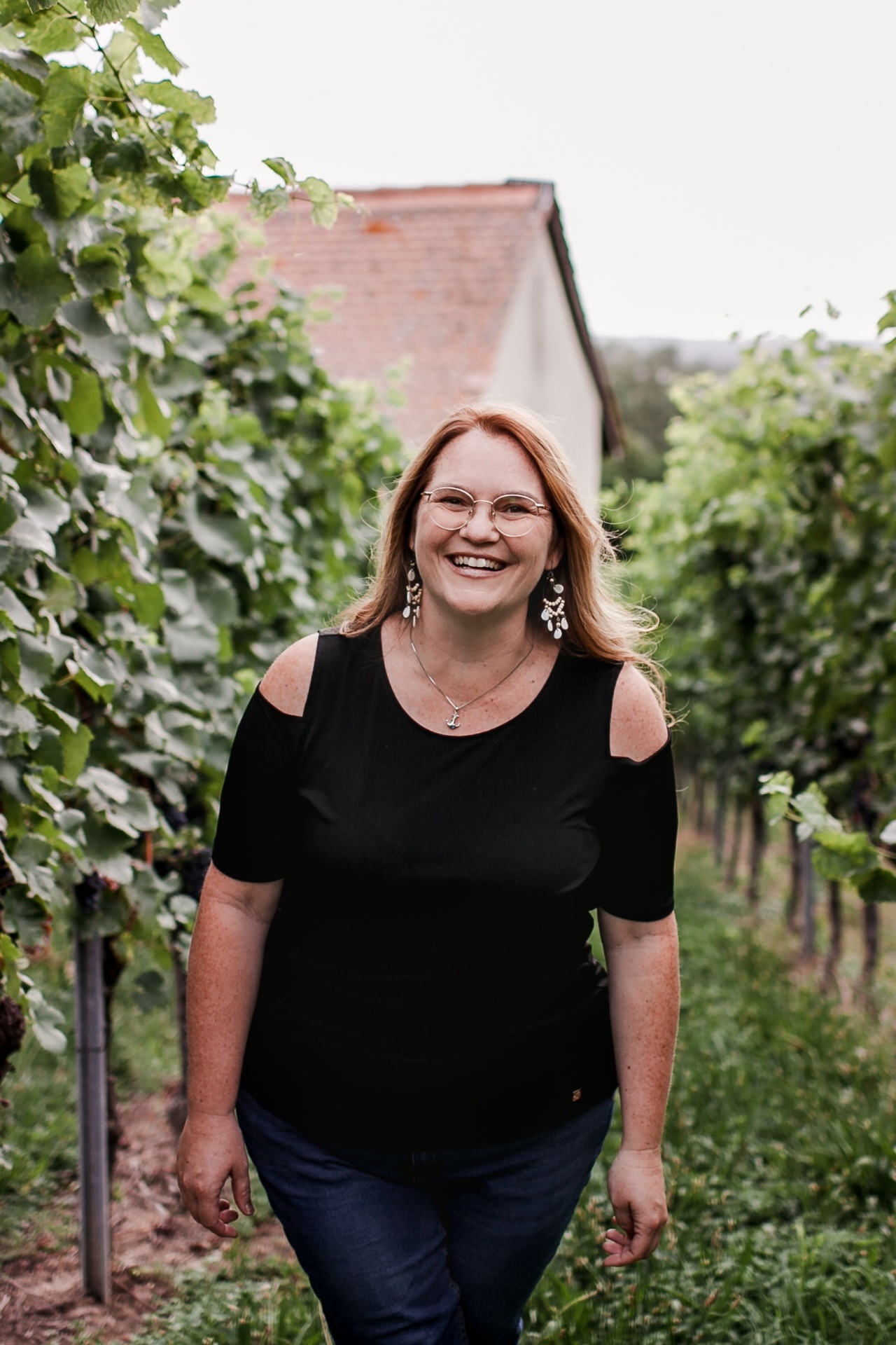 Portrait of Marcy Pusey, founder